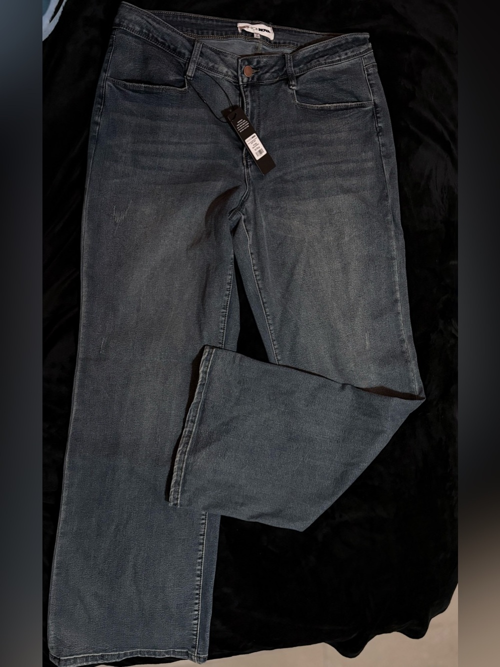 Fashion nova Lost As Always Stretch Baggy Jeans - Medium Wash (new) mid rise